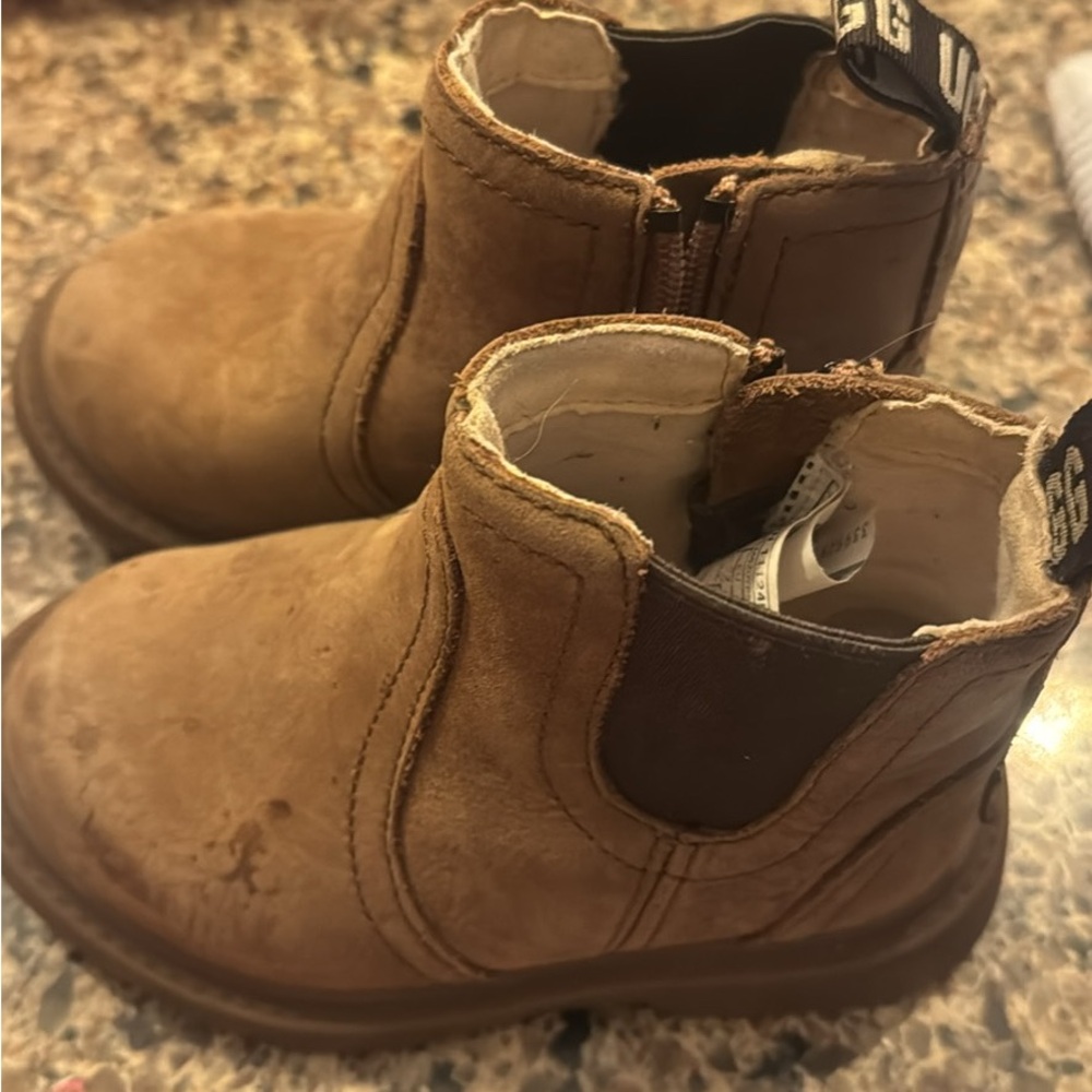 UGG Kids Brown Ankle Boots